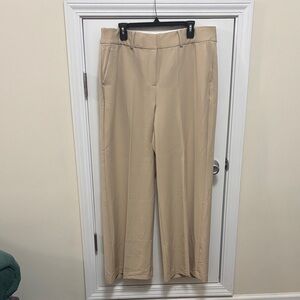 Lane Bryant The Perfect Drape Wide Leg Tan Pants size 16